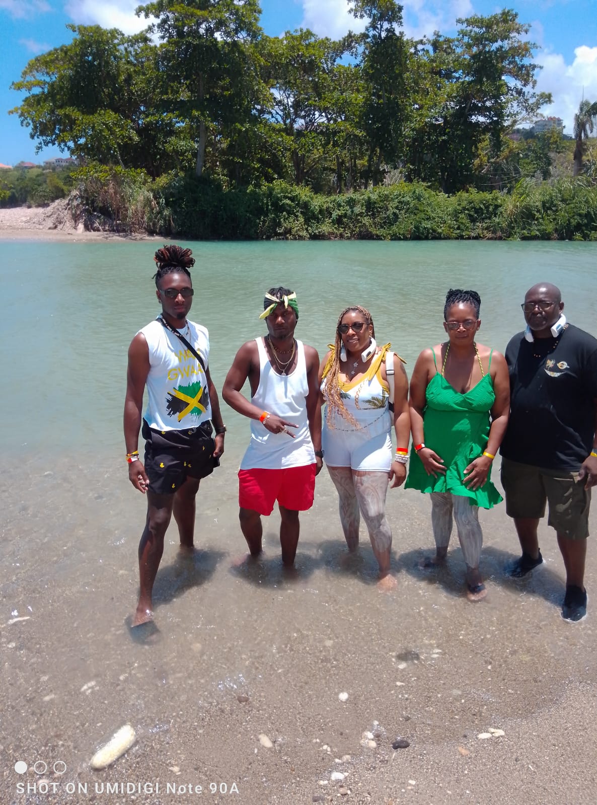Guests enjoying a river excursion in Jamaica