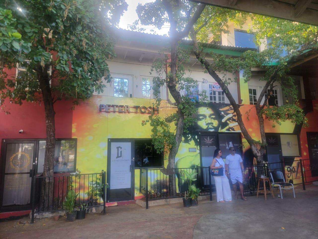 Colorful Peter Tosh cultural site